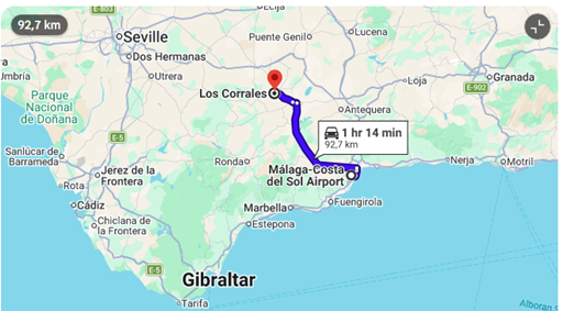 Corrales Park Location